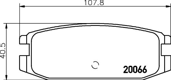 HELLA 8DB 355 028-951 - Гальмівні колодки, дискові гальма autocars.com.ua