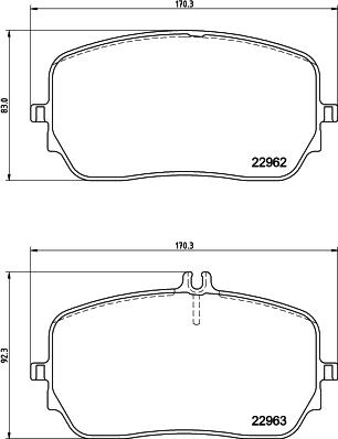 HELLA 8DB 355 039-211 - Гальмівні колодки, дискові гальма autocars.com.ua