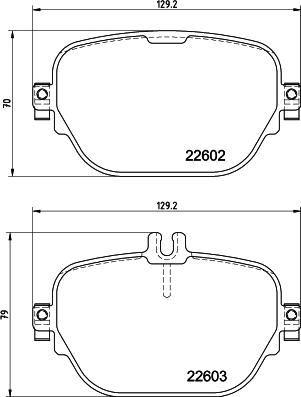 HELLA 8DB 355 039-221 - Гальмівні колодки, дискові гальма autocars.com.ua