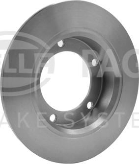 HELLA 8DD 355 100-381 - Гальмівний диск autocars.com.ua