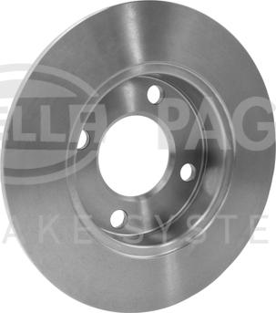 HELLA 8DD 355 100-621 - Гальмівний диск autocars.com.ua