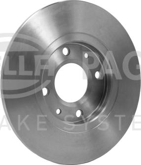 HELLA 8DD 355 100-851 - Гальмівний диск autocars.com.ua