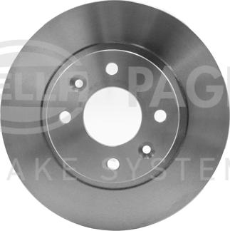 HELLA 8DD 355 101-281 - Гальмівний диск autocars.com.ua