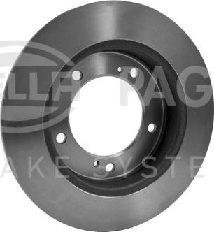 HELLA 8DD 355 101-291 - Гальмівний диск autocars.com.ua