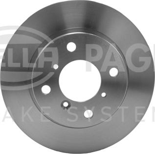 HELLA 8DD 355 106-231 - Гальмівний диск autocars.com.ua