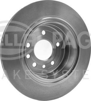 HELLA 8DD 355 112-491 - Гальмівний диск autocars.com.ua