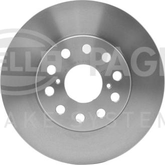 HELLA 8DD 355 113-071 - Гальмівний диск autocars.com.ua