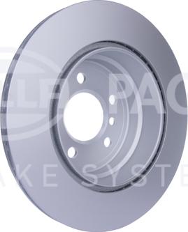 HELLA 8DD 355 114-001 - Гальмівний диск autocars.com.ua