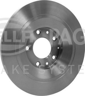 HELLA 8DD 355 114-501 - Гальмівний диск autocars.com.ua