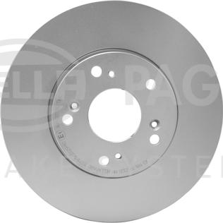 HELLA 8DD 355 118-191 - Гальмівний диск autocars.com.ua