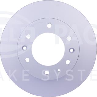 HELLA 8DD 355 119-211 - Гальмівний диск autocars.com.ua