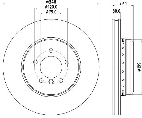 HELLA 8DD 355 120-981 - Тормозной диск avtokuzovplus.com.ua