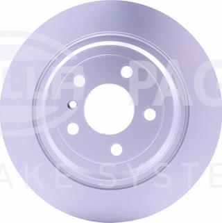 HELLA 8DD 355 122-861 - Гальмівний диск autocars.com.ua