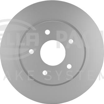 HELLA 8DD 355 123-061 - Гальмівний диск autocars.com.ua