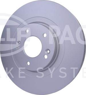 HELLA 8DD 355 125-121 - Гальмівний диск autocars.com.ua