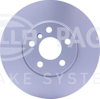 HELLA 8DD 355 125-351 - Гальмівний диск autocars.com.ua