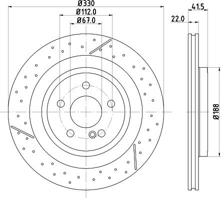 Zimmermann 400.5517.20 - Гальмівний диск autocars.com.ua