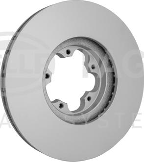 HELLA 8DD 355 128-631 - Гальмівний диск autocars.com.ua