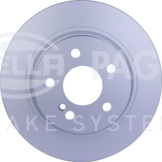 HELLA 8DD 355 129-531 - Тормозной диск avtokuzovplus.com.ua