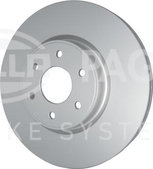 HELLA 8DD 355 131-401 - Гальмівний диск autocars.com.ua