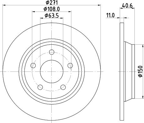 HELLA 8DD 355 132-031 - Тормозной диск avtokuzovplus.com.ua