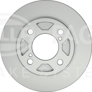 HELLA 8DD 355 132-041 - Гальмівний диск autocars.com.ua