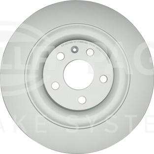 HELLA 8DD 355 132-071 - Гальмівний диск autocars.com.ua