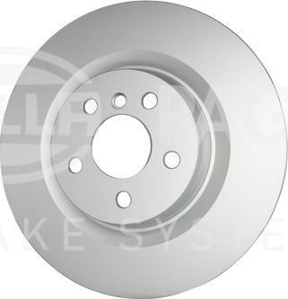 HELLA 8DD 355 132-301 - Гальмівний диск autocars.com.ua