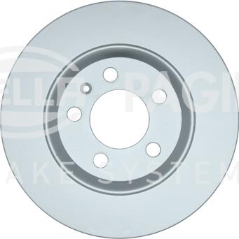 HELLA 8DD 355 132-701 - Гальмівний диск autocars.com.ua