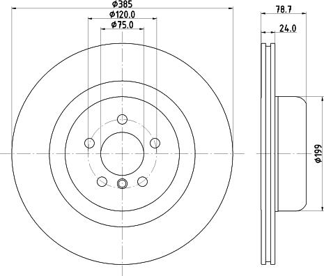 HELLA 8DD 355 133-001 - Тормозной диск avtokuzovplus.com.ua