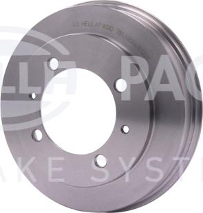 HELLA 8DT 355 300-841 - Тормозной барабан avtokuzovplus.com.ua