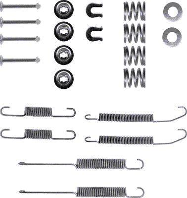 HELLA 8DZ 355 200-271 - Комплектуючі, барабанний гальмівний механізм autocars.com.ua