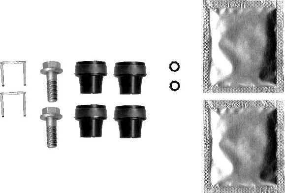 HELLA 8DZ 355 201-661 - Напрямна гільза, корпус скоби гальма autocars.com.ua