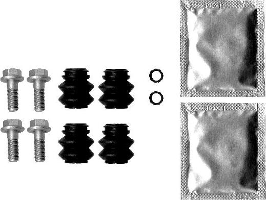 HELLA 8DZ 355 201-671 - Направляющая гильза, корпус скобы тормоза avtokuzovplus.com.ua