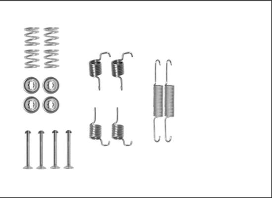 HELLA 8DZ 355 205-951 - Комплектуючі, гальмівна система autocars.com.ua