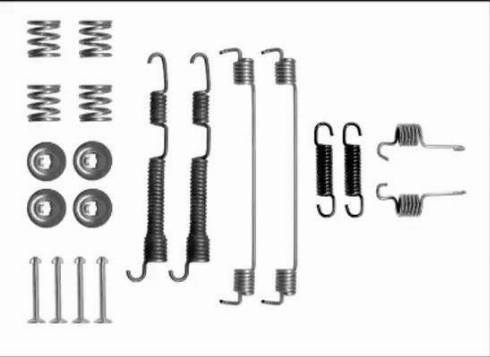 HELLA 8DZ 355 206-081 - Комплектующие, барабанный тормозной механизм avtokuzovplus.com.ua