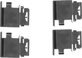 HELLA 8DZ 355 207-011 - Комплектуючі, колодки дискового гальма autocars.com.ua