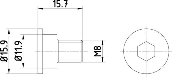HELLA 8DZ 355 209-031 - Болт, диск тормозного механизма autodnr.net