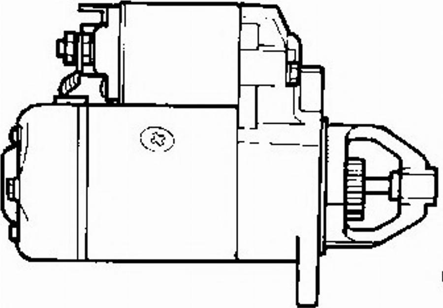 HELLA 8EA726472001 - Стартер autocars.com.ua