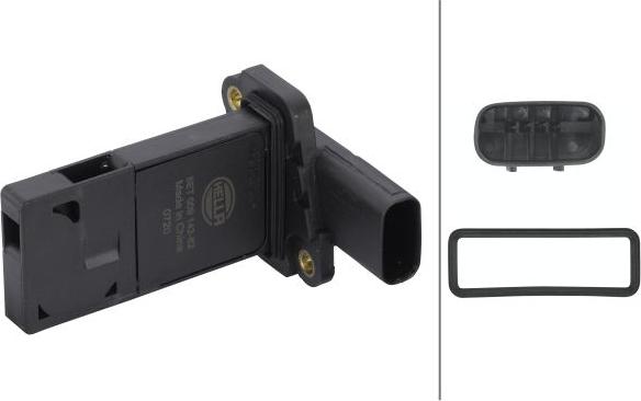 HELLA 8ET 009 142-821 - Датчик потоку, маси повітря autocars.com.ua