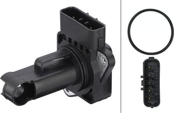 HELLA 8ET 009 142-891 - Датчик потоку, маси повітря autocars.com.ua