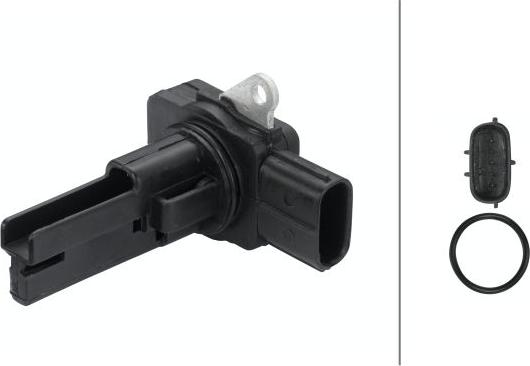 HELLA 8ET 009 142-961 - Датчик потоку, маси повітря autocars.com.ua