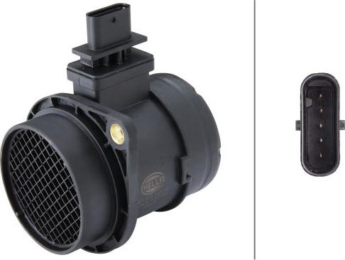 HELLA 8ET 009 149-191 - Датчик потоку, маси повітря autocars.com.ua