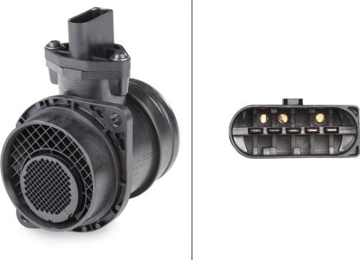 HELLA 8ET 009 149-361 - Датчик потоку, маси повітря autocars.com.ua