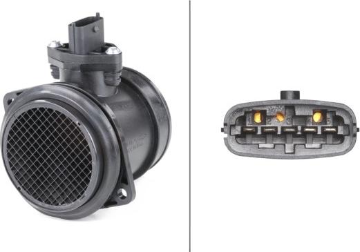 HELLA 8ET 009 149-371 - Датчик потоку, маси повітря autocars.com.ua