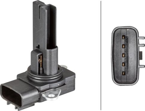 HELLA 8ET 358 095-491 - Датчик потоку, маси повітря autocars.com.ua