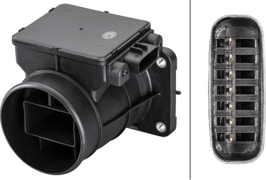 HELLA 8ET 358 166-311 - Датчик потоку, маси повітря autocars.com.ua