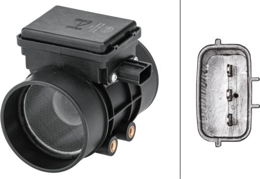 HELLA 8ET 358 166-391 - Датчик потоку, маси повітря autocars.com.ua