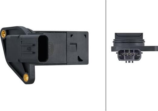 HELLA 8ET 358 166-641 - Датчик потоку, маси повітря autocars.com.ua
