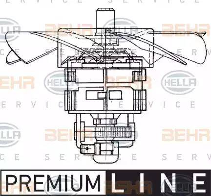 HELLA 8EW 009 160-371 - Вентилятор салону autocars.com.ua